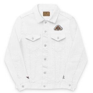 White denim jean jacket